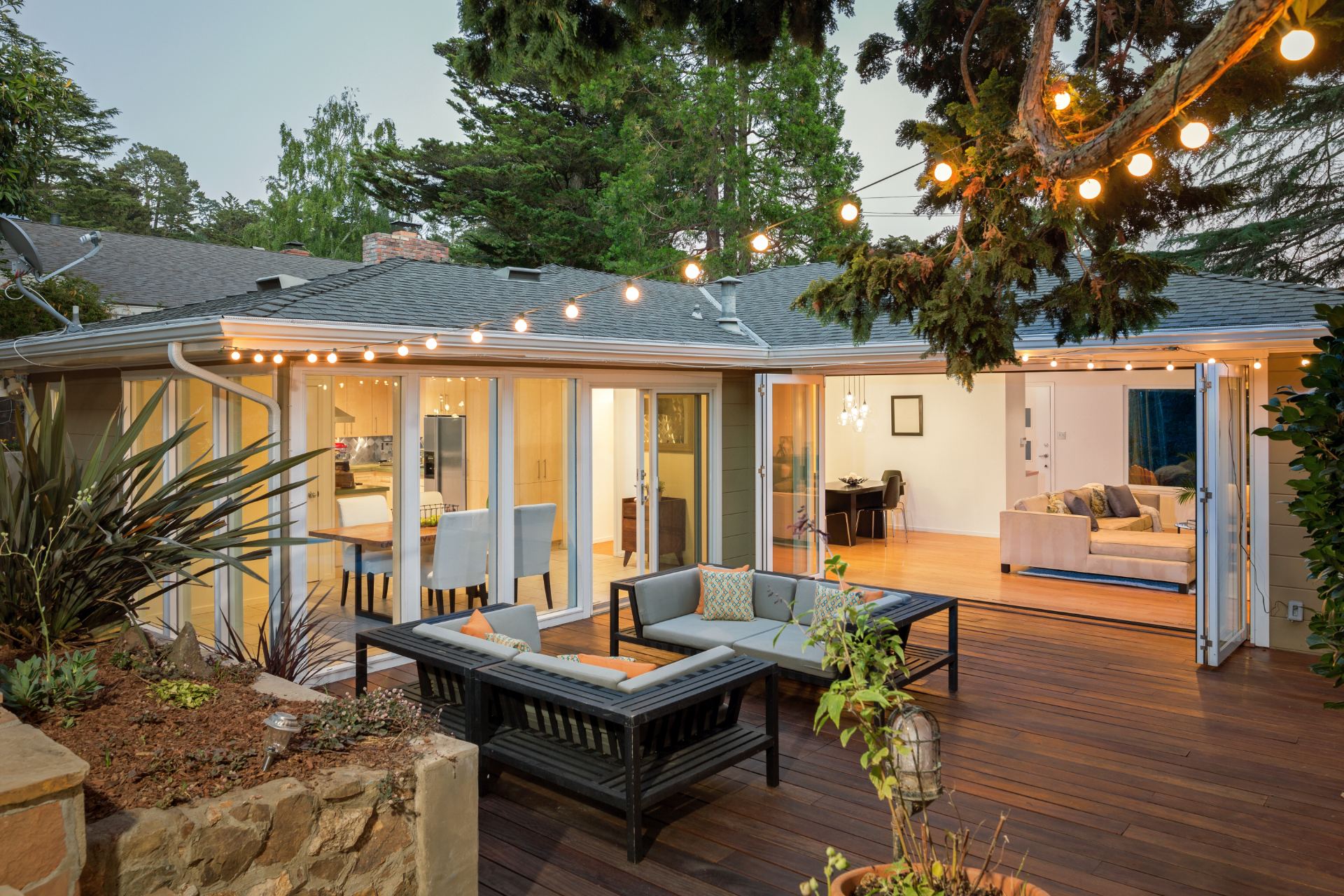 Social media launch content for a listing